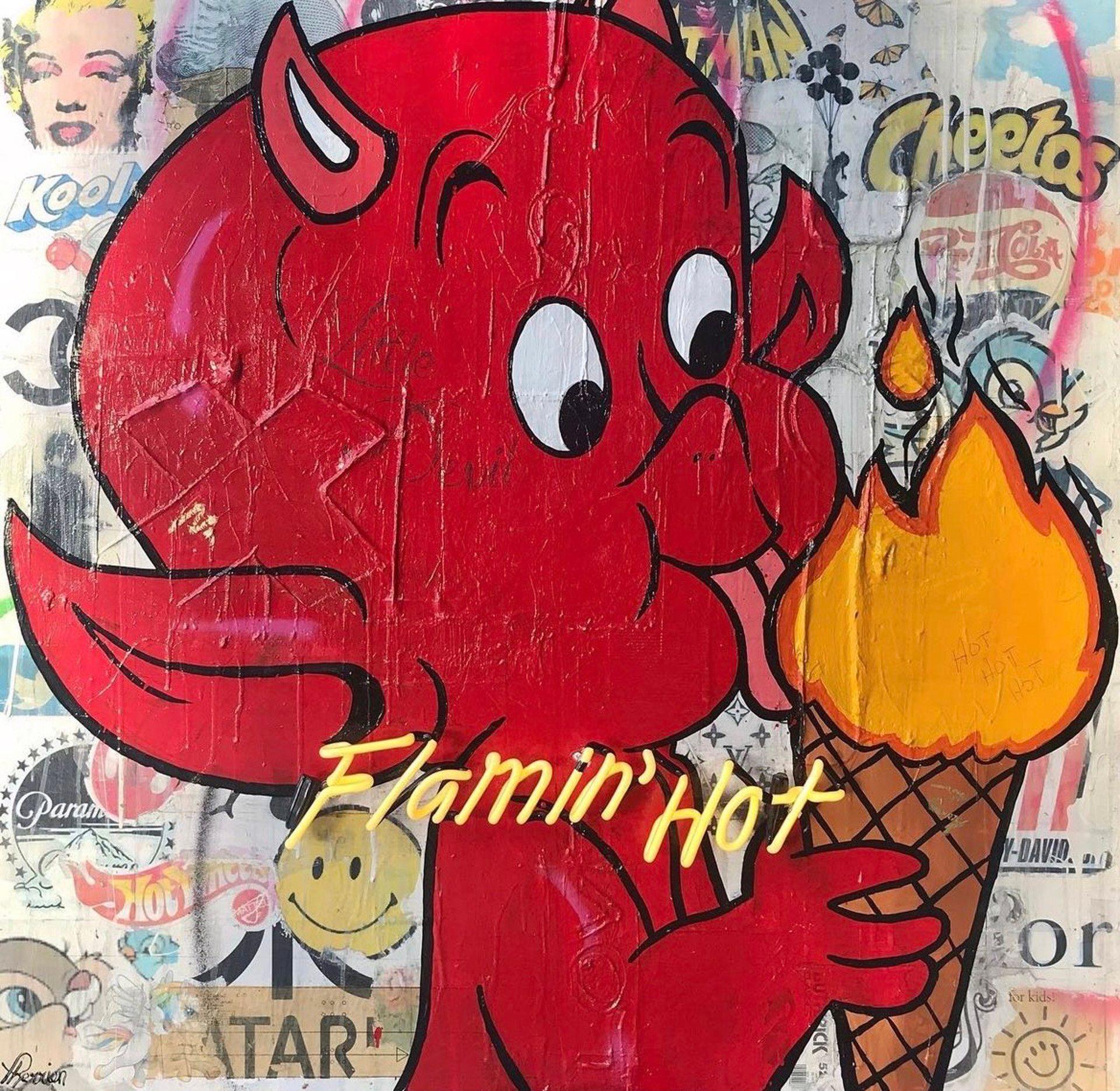 Rock Therrien "Flamin' Hot" - 2023 at The White Room Gallery in East Hampton, NY