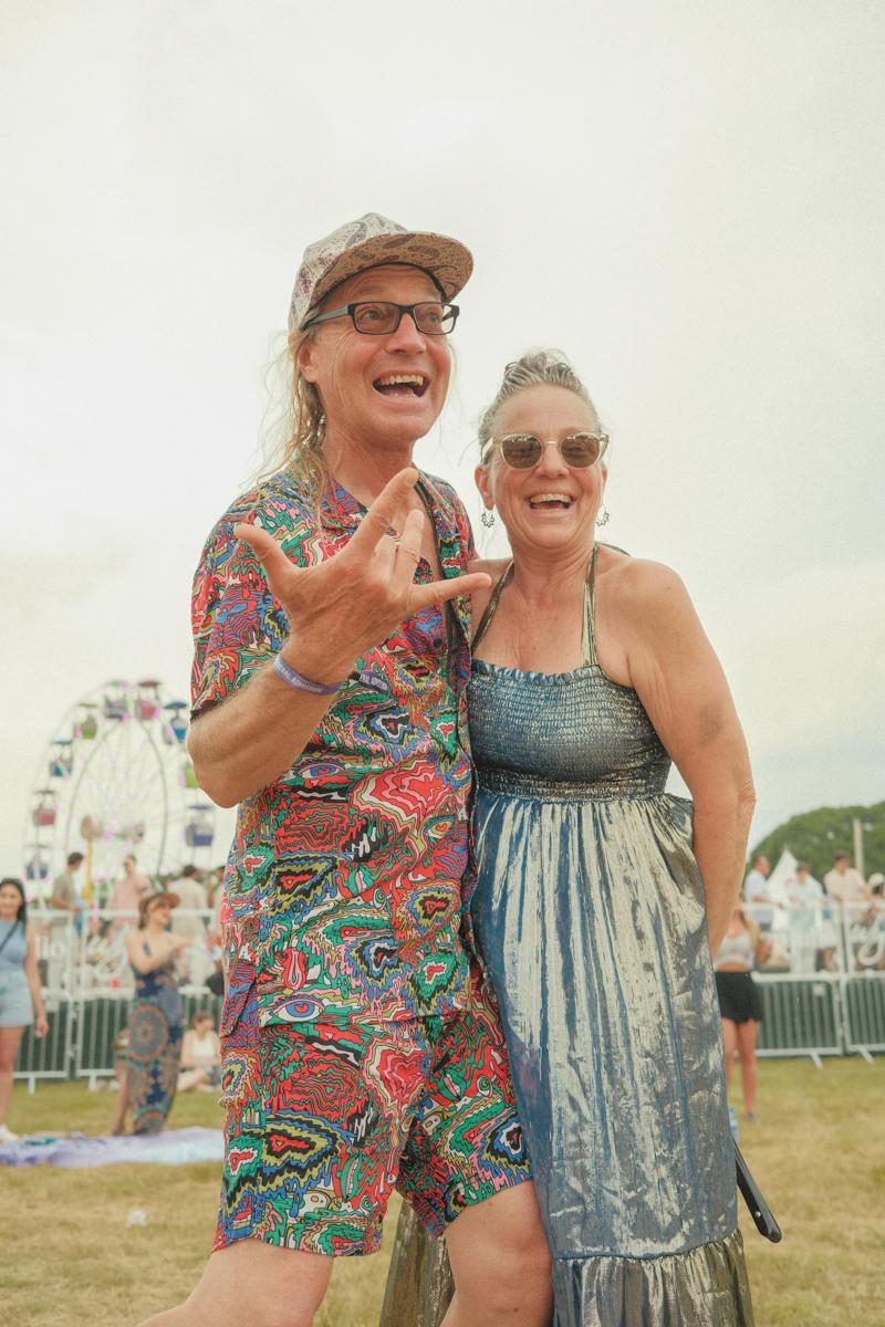 Seniors enjoying the festival in the Hamptons