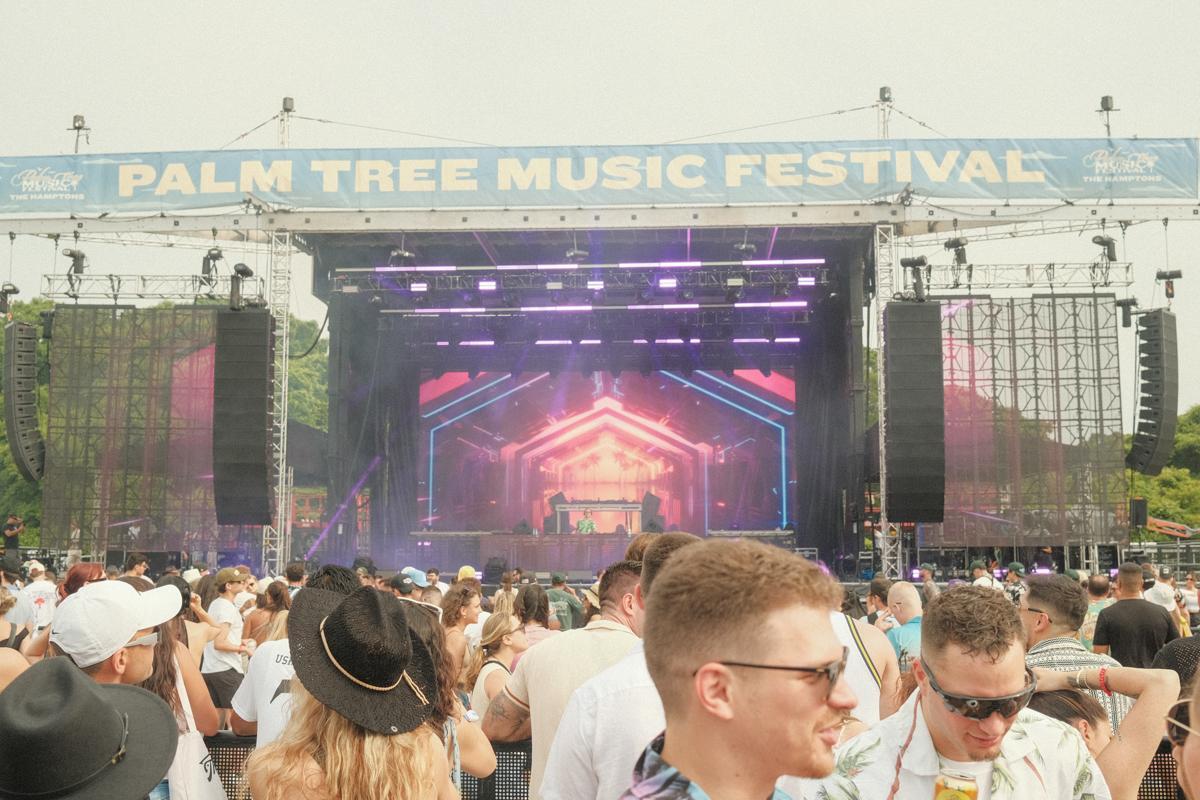 Purple Disco Machine performing at the Palm Tree Music Festival