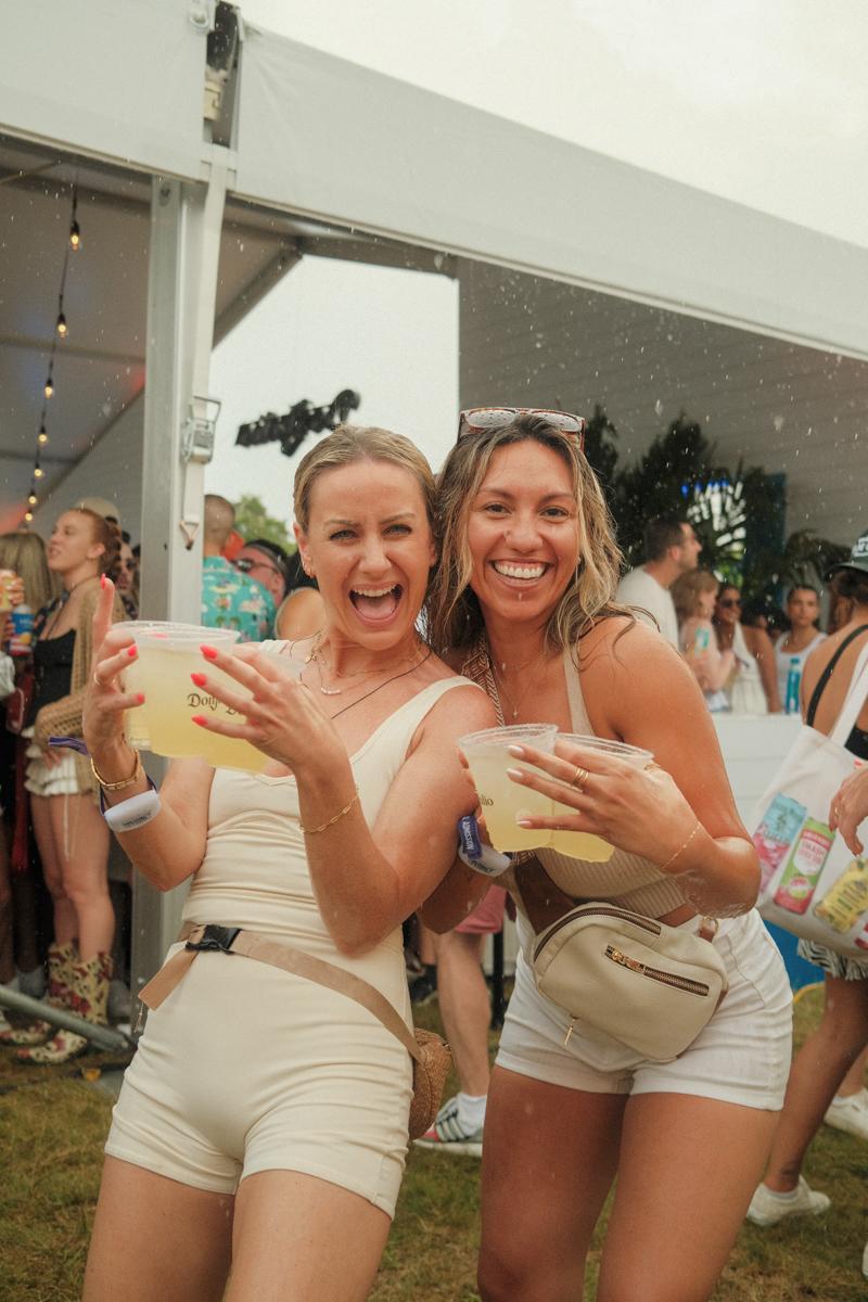 Embracing the rain at the Palm Tree Festival